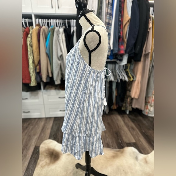 J. Crew Tie-Back Midi Dress Women’s Size Large Flounce Hem Boho Beach NWT - Picture 2 of 7